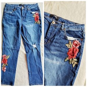 stitch star jeans